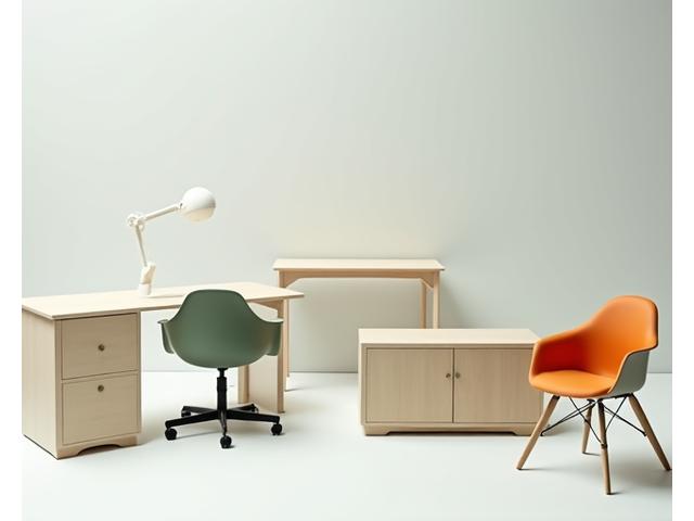 기능적이고 심플한 라인의 모듈형 사무용 가구