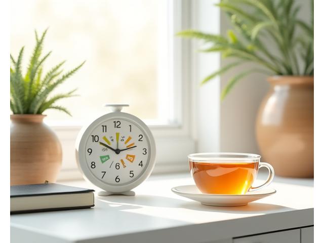 일차적인 리듬과 생산성을 시각화한 그래픽